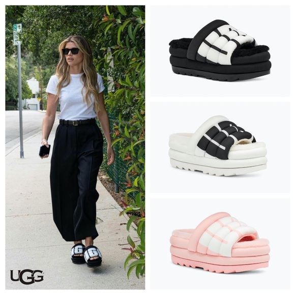 BrandNew UGG Maxi Slide Logo Super Cute! So fun! - Picture 11 of 12